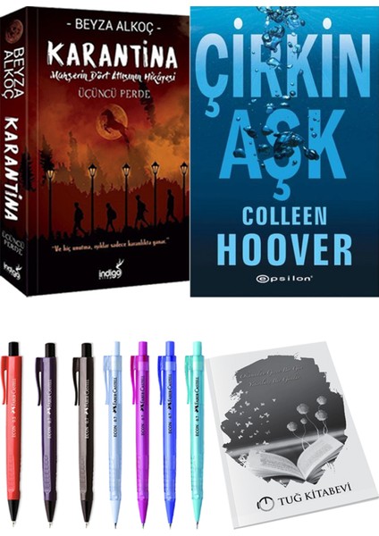 Karantina 3 - Çirkin Aşk + Kalem + Not Defteri