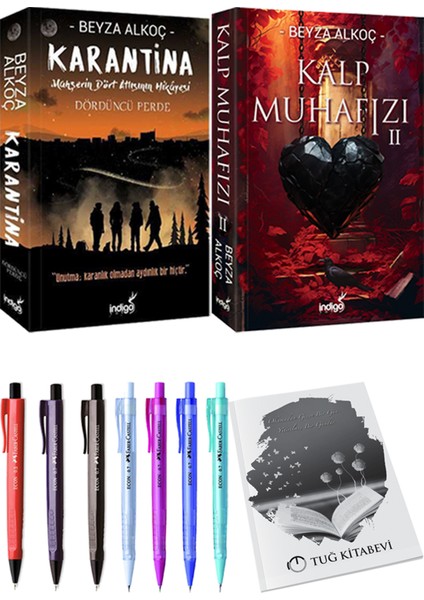 Karantina 4 - Kalp Muhafızı 2 - Beyza Alkoç + Kalem + Not Defteri