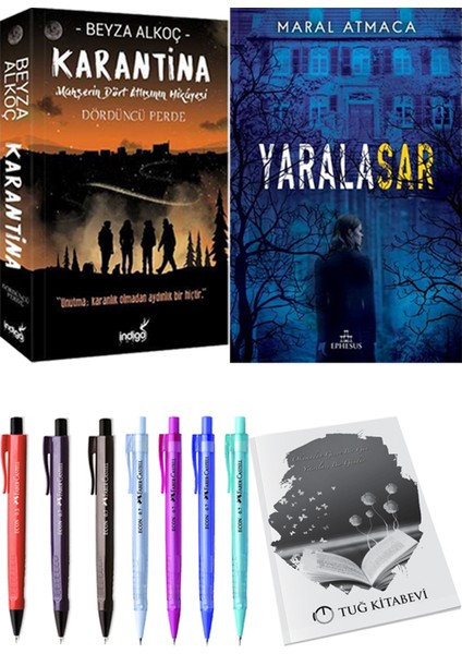 Karantina 4 - Yaralasar 1 + Kalem + Not Defteri