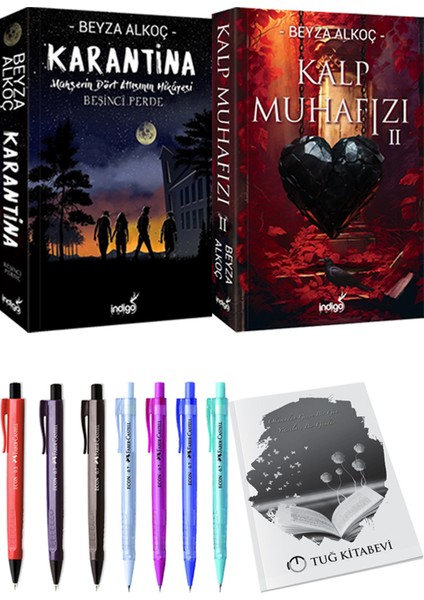 Karantina 5 - Kalp Muhafızı 2 - Beyza Alkoç + Kalem + Not Defteri
