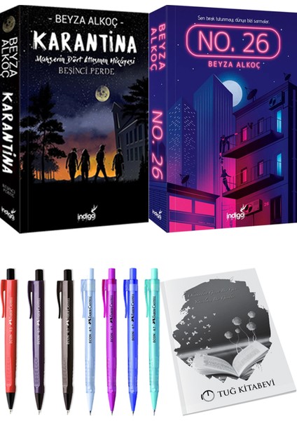 Karantina 5 - No. 26 - Beyza Alkoç + Kalem + Not Defteri