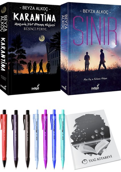 Karantina 5 - Sınır - Beyza Alkoç + Kalem + Not Defteri
