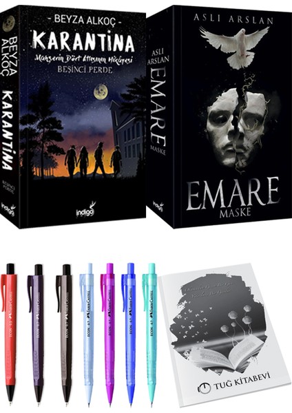 Karantina 5 - Emare: Maske + Kalem + Not Defteri