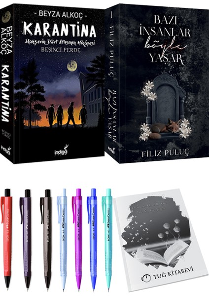 Karantina 5 - Bazı İnsanlar Böyle Yaşar 1 + Kalem + Not Defteri