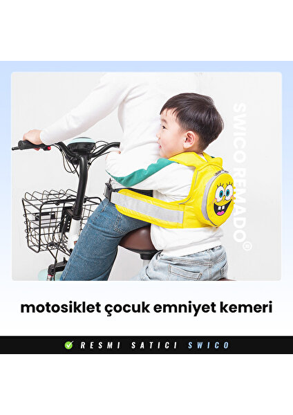 Swico Remado Motosiklet Çocuk Emniyet Kemeri (Yurt Dışından)