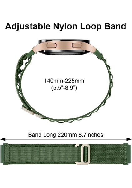 Haylou Rs3 LS04 Haylou Rt LS05S Haylou Solar LS05 Uyumlu Kordon Alpine Loop Kordon 22MM