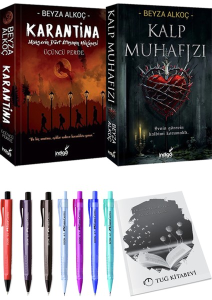 Karantina 3 - Kalp Muhafızı 1 - Beyza Alkoç + Kalem + Not Defteri