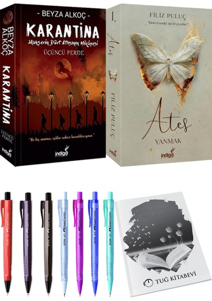 Karantina 3 - Ateş Yanmak 1 + Kalem + Not Defteri