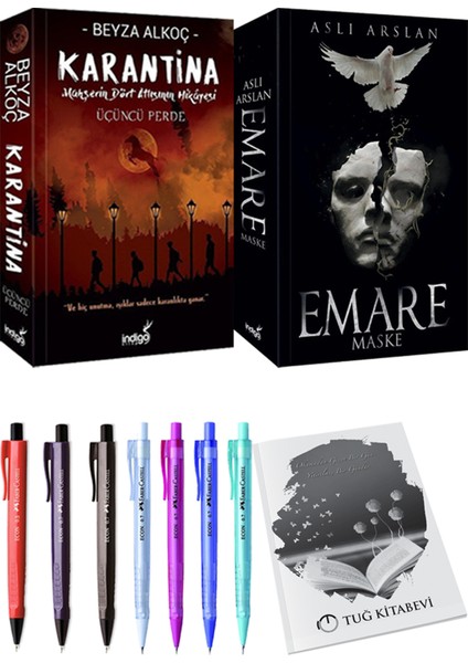 Karantina 3 - Emare: Maske + Kalem + Not Defteri