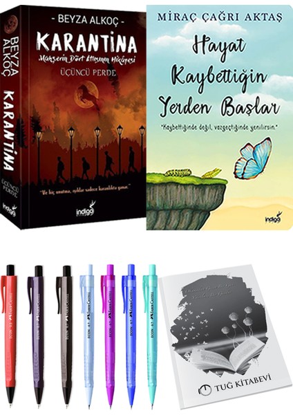 Karantina 3 - Hayat Kaybettiğin Yerden Başlar + Kalem + Not Defteri