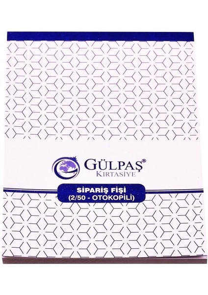 2/50 Sipariş Fişi Otokopili 14X20 50+50__107