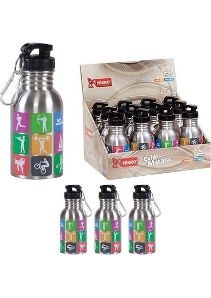 Çelik Matara 400 Ml Mt 2839-12 (2837)