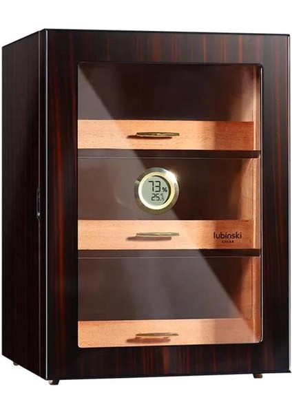 Camlı 3 Çekmeceli Humidor Puro Kutusu Maun 100s indirimleri