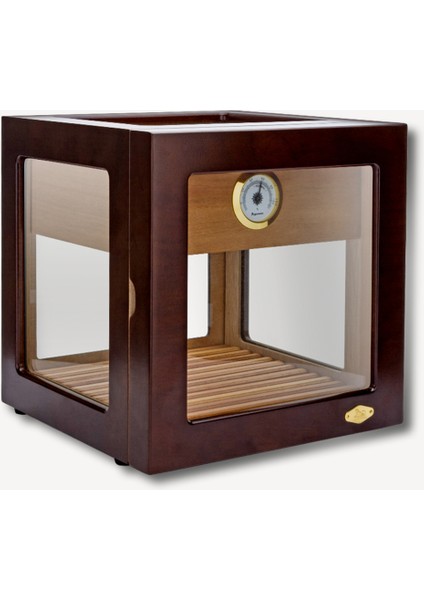 Cam Küp Cedar Tepsili Puro Kutusu Humidor 40s indirimleri