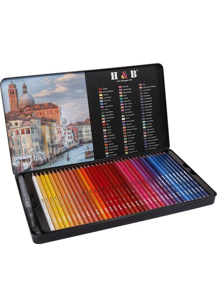 72 Adet Profesyonel Boya Kalemi Sanat Boyama Malzemeleri Seti (Yurt Dışından)