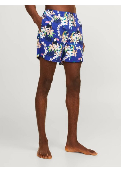 Desenli Lastikli Bel Saks Erkek Deniz Şortu 12253230 fiyatları