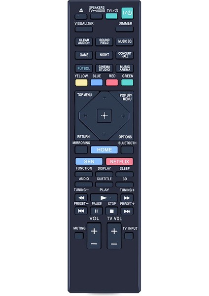 Sony Blu-Ray Disc DVD Ev Sinema Sistemi BDV-N7200WL BDV-N7200W BDV-N5200W BDV-N9200W BDV-N9200WL Için Uzaktan Kumanda RM-ADP118 Sub RM-ADP120 RM-ADP117 (Yurt Dışından)