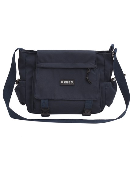 Crossbody Çanta Erkek Moda Japon Iş Kıyafeti Omuz Çantası Tuval Öğrenci Askılı Çanta Ins Sırt Çantası Kadın Rahat Omuz Çantası (Yurt Dışından)