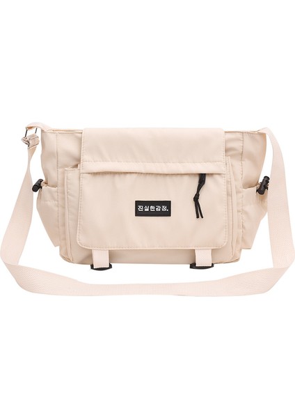 Crossbody Çanta Erkek Moda Japon Iş Kıyafeti Omuz Çantası Tuval Öğrenci Askılı Çanta Ins Sırt Çantası Kadın Rahat Omuz Çantası (Yurt Dışından)