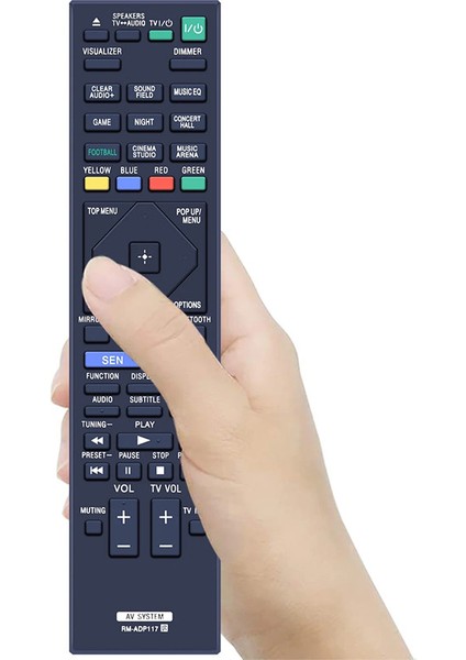 Sony Ev Sineması Oynatıcı BDV-N5200W BDV-N7200W BDV-N7200WL BDV-N9200W BDV-N9200WL BDV-NF7220 HBD-N5200W HBD-N7200W HBD-N9200W HBD-N9200WL Için Uzaktan Kumanda RM-ADP117 (Yurt Dışından)