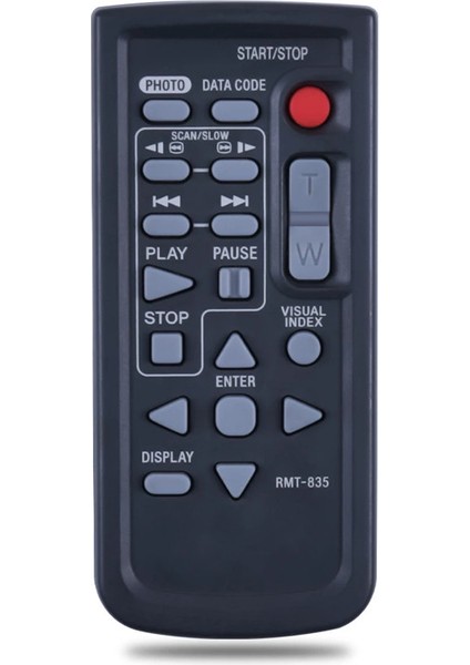 Sony DVD Handycam Video Kamera HDR-CX500 HDR-CX500E HDR-CX500V HDR-CX500VE HDR-CX505VE HDR-CX520 HDR-CX520E HDR-CX520V HDR-CX520VE FDR-AX100 Vb. Için Uzaktan Kumanda RMT-835 (Yurt Dışından)