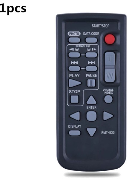 Sony DVD Handycam Video Kamera HDR-CX500 HDR-CX500E HDR-CX500V HDR-CX500VE HDR-CX505VE HDR-CX520 HDR-CX520E HDR-CX520V HDR-CX520VE FDR-AX100 Vb. Için Uzaktan Kumanda RMT-835 (Yurt Dışından)