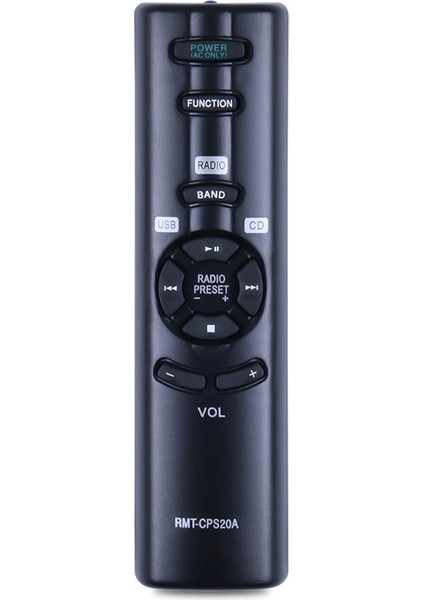 Sony Kişisel Ses Sistemi ZS-PS20CP ZSPS20CP Için Uzaktan Kumanda RMT-CPS20A Alt RMTCPS20A (Yurt Dışından)