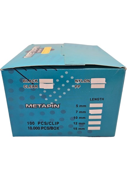 Etiket Tabancası 7mm Ince Kılçık 10.000ADET (Nylon) modelleri