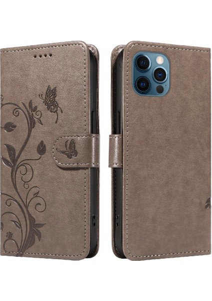 IPhone 12/12 Pro Deri Telefon Kılıfı (Yurt Dışından)