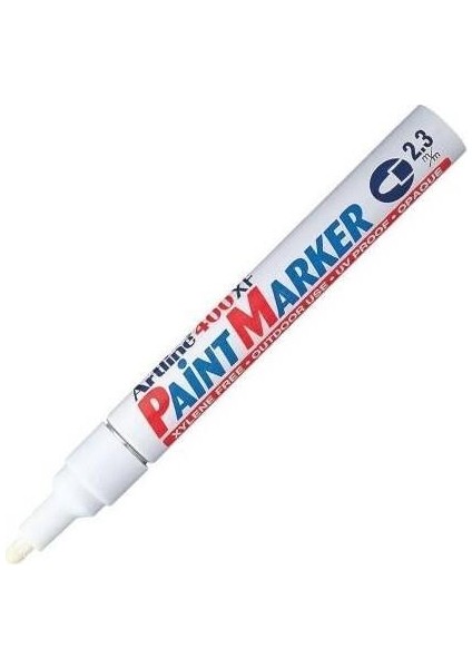 400XF Paint Marker Çok Amaçlı Boyama Markörü Uç:2,3mm Beyaz