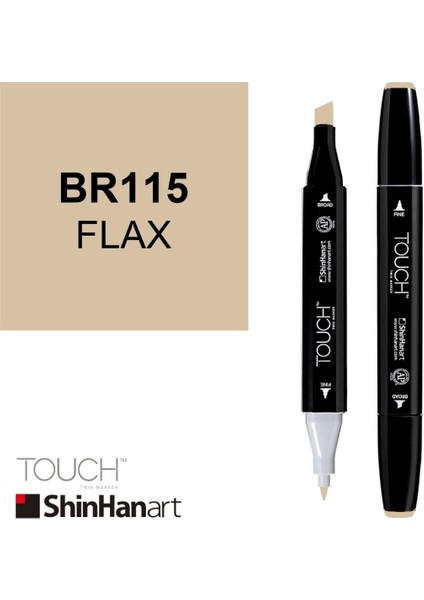 Touch Twin Marker BR115 Flax