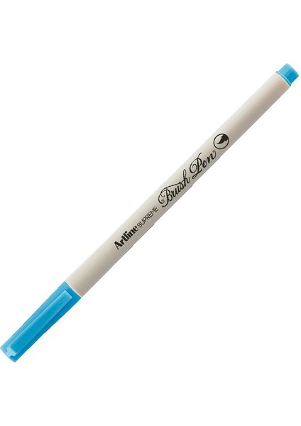 Supreme Brush Uçlu Kalem Açık Mavi