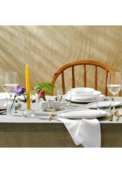 Fine Bone Freya 60 Parça 12 Kişilik Yuvarlak Yemek Takımı Platin fiyatları