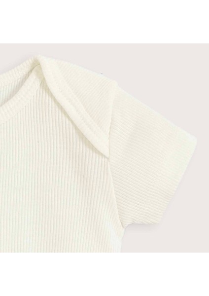 Secret Garden Yenidoğan Kısa Kollu Body Ekru modelleri