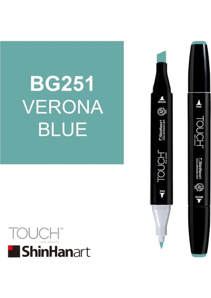 Touch Twin Marker BG251 Verona Blue fiyatları