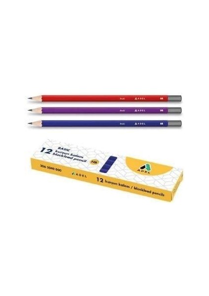 Kurşun Kalem Basic Köşeli Daldırma Hb