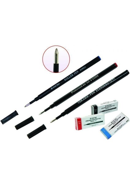 Seramik Roller Yedeği Mavi