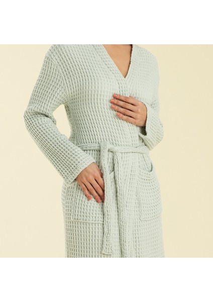 Gofre Unısex Bornoz Okyanus indirimleri