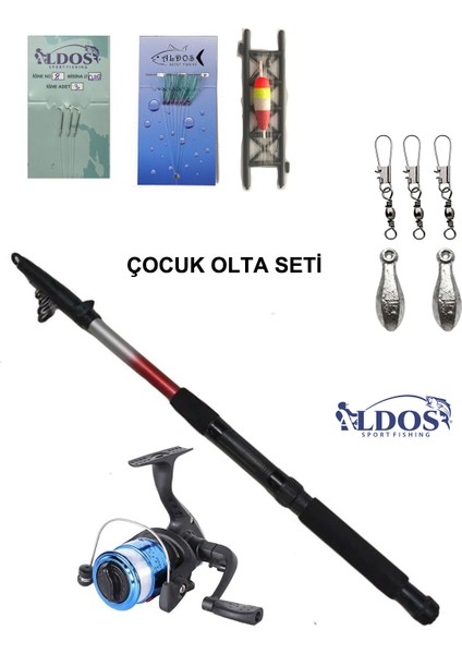 180 cm Kamış Makina Olta Seti Tam Takım Olta Seti Çocuk Olta Seti Hobi Kıyı Seti