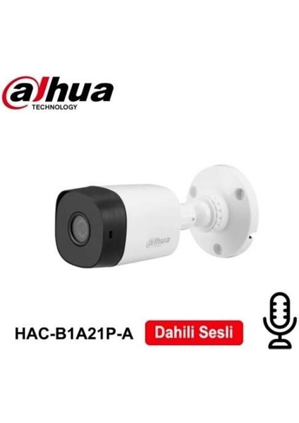 HAC-B1A21-A-0360B 2mp Hdcvı Sesli Bullet Kamera