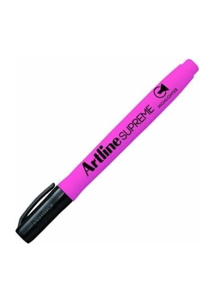 Supreme Fosforlu Kalem Kesik Uç:4,0mm Pembe