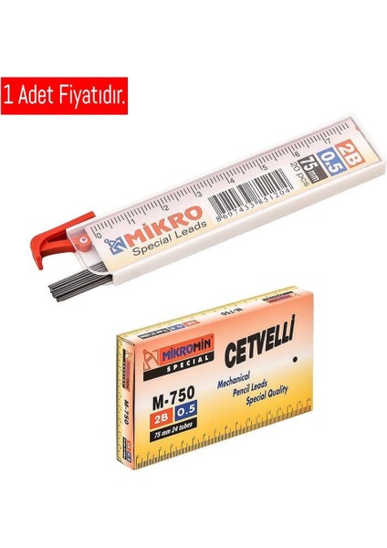 Min 0.5 Cetvelli 75 Mm M-750 (1 Adet)