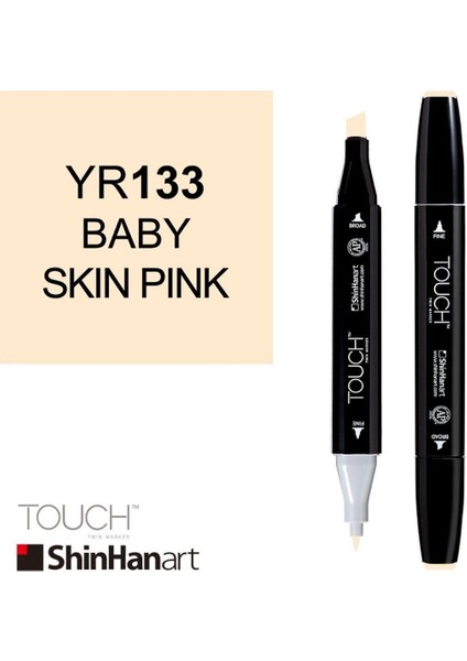 Shinhan Art Art Touch Twin Marker YR133 Baby Skin Pink