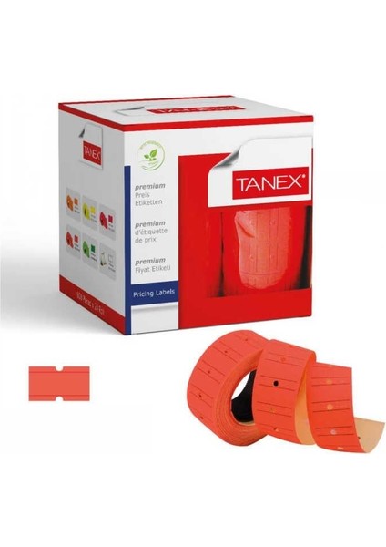 12X21 Mm Tanex Çizgili Flo Turn Fiyat Etk 800 Ad.