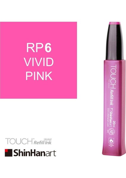 Touch Ink Alkol Bazlı Mürekkep 20ML Rp6 Vivid Pink fiyatları