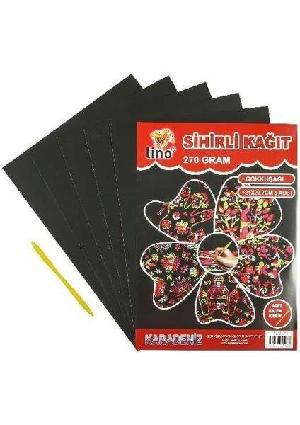 Sihirli Kağıt 5 Li 270 Gr (20X30 Cm)