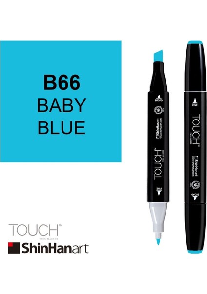 Art Touch Twin Marker B66 Baby Blue