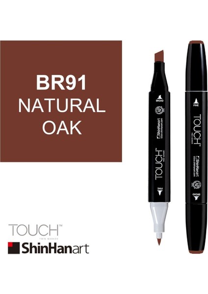 Art Touch Twin Marker BR91 Natural Oak