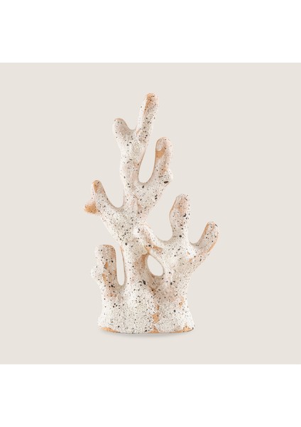 Koral Dekoratif Obje Beyaz/bej