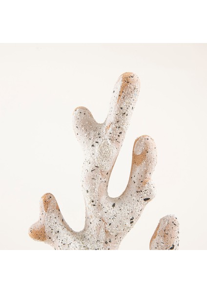 Koral Dekoratif Obje Beyaz/bej fırsatları